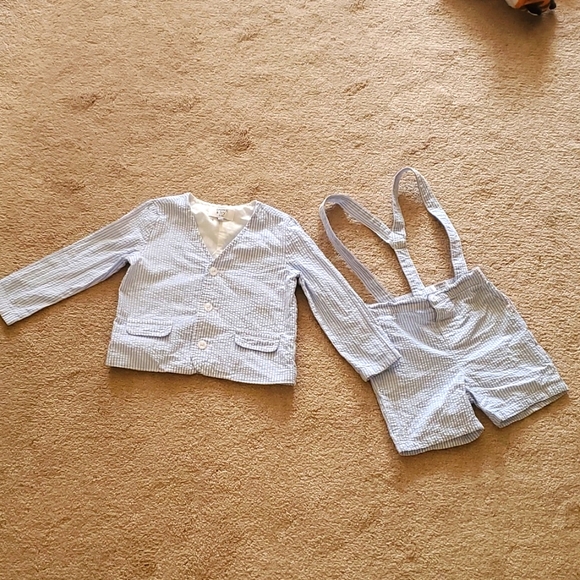 crown & ivy Matching Sets Crown And Ivy Baby Seersucker Shorts Suit